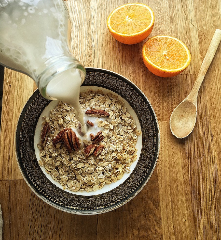 avena e latte colazione
